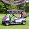 Red, White & Blue Star Metallic Tinsel Garland 4th of July Decorations